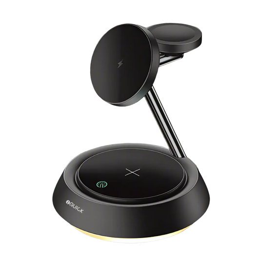 3-in-1 Wireless Charger with LED Ambient Light