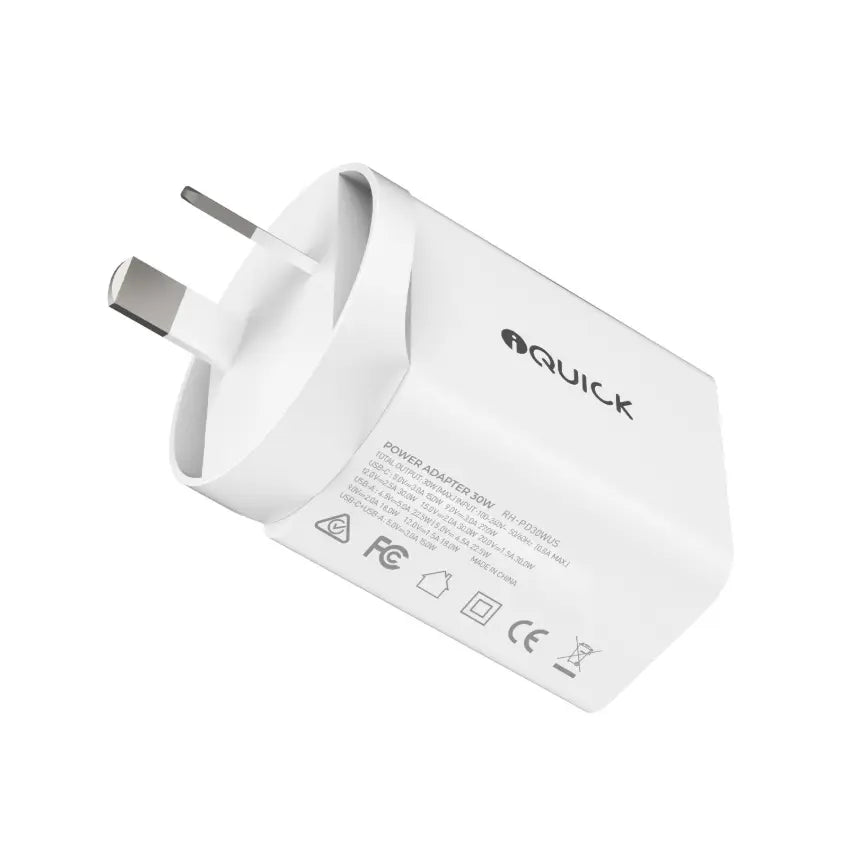 30W Dual Fast Charging Power Adapter