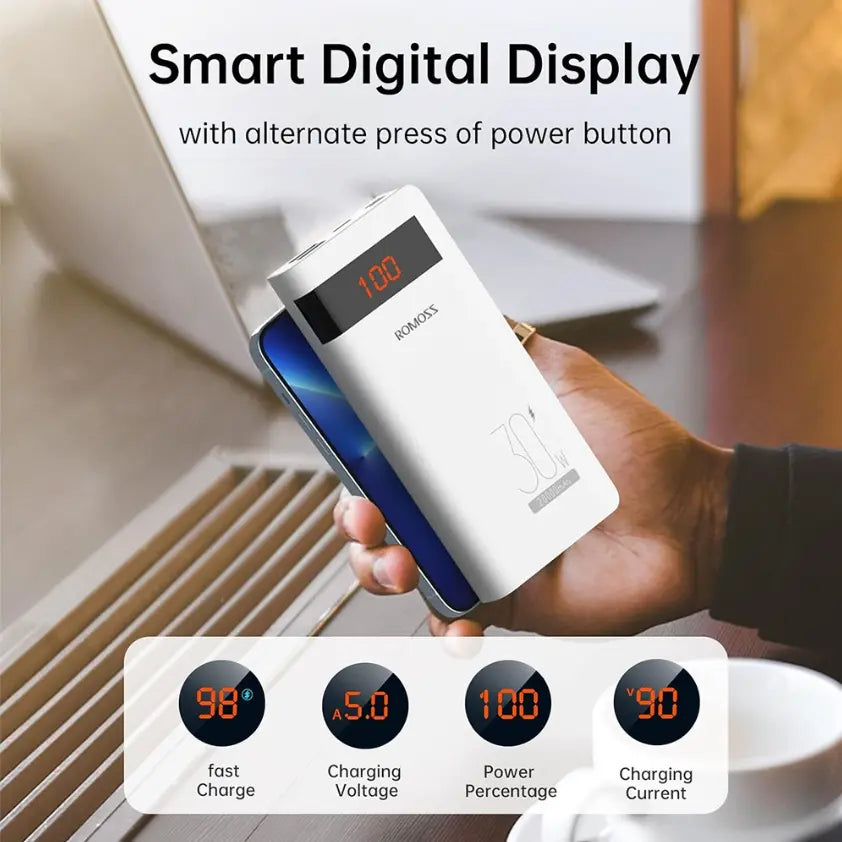 30W Super Fast Charging Power Bank