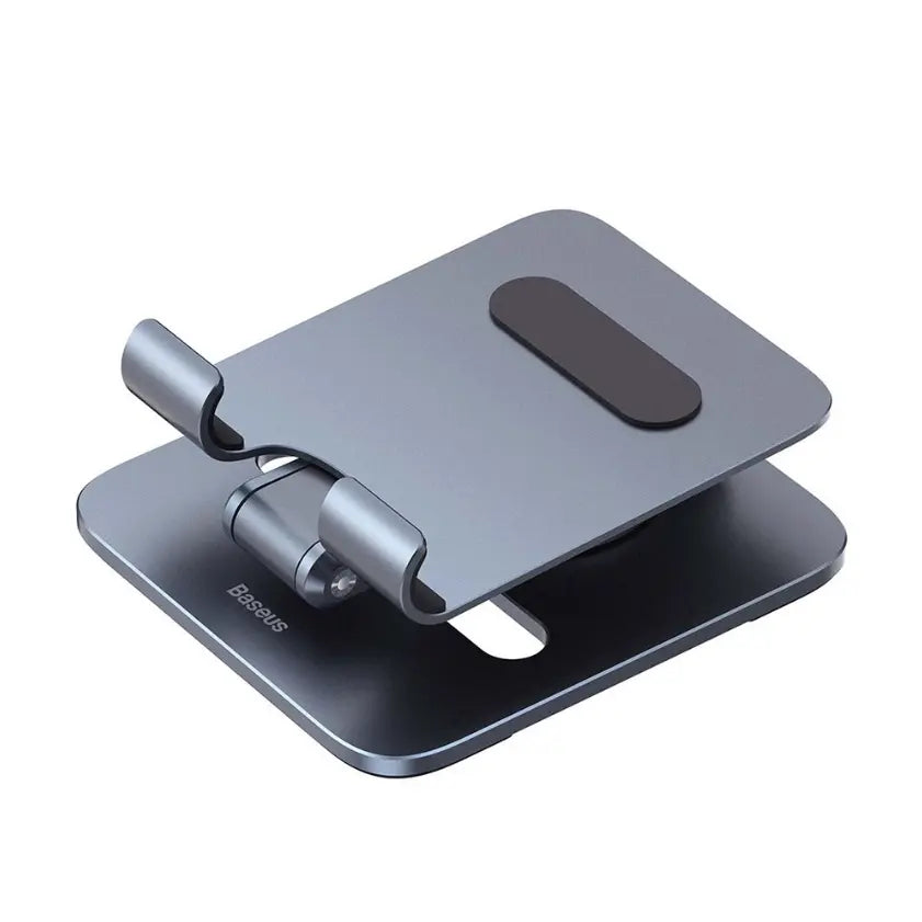 360 Rotating Foldable Metal Stand for Smartphones, Tablets & Laptops