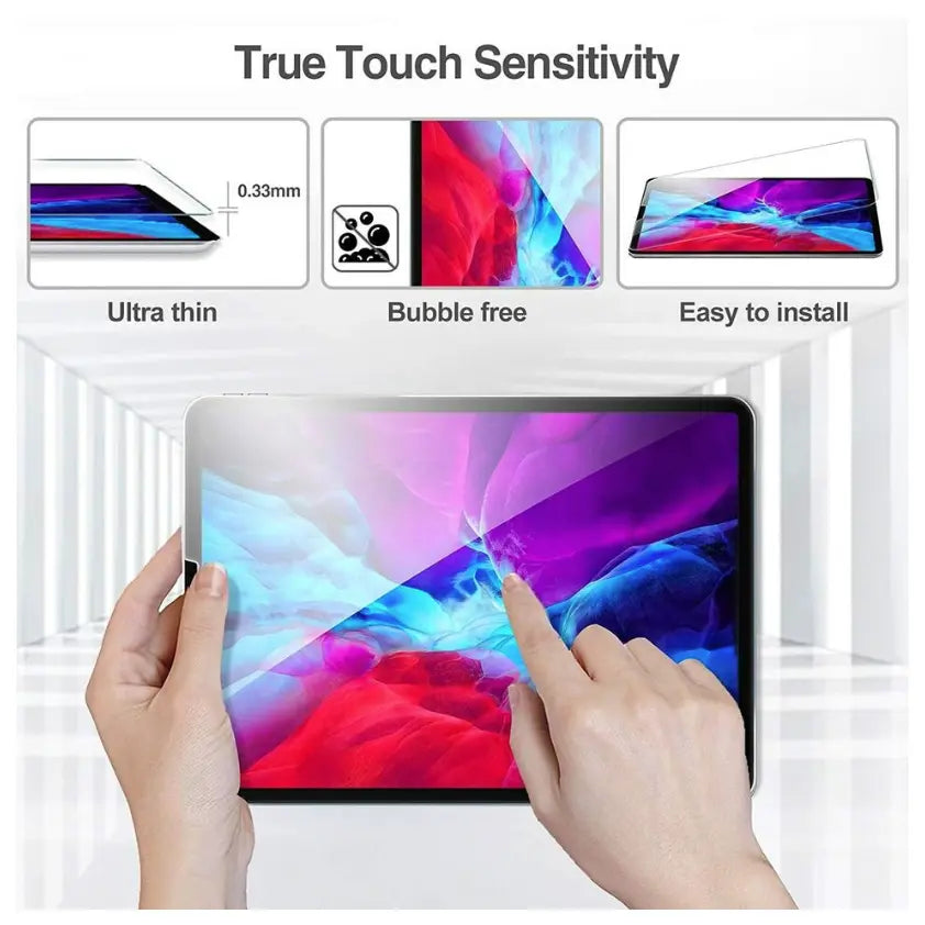 Case Friendly Tempered Glass Screen Protector for iPad Series