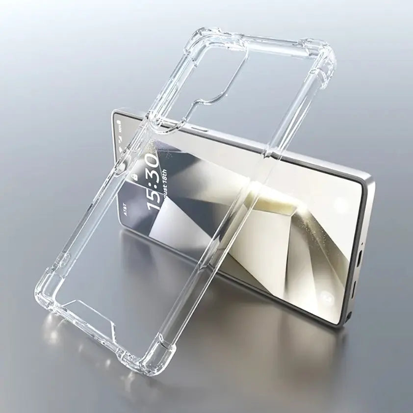 Clear Bumper Case for Galaxy S Series