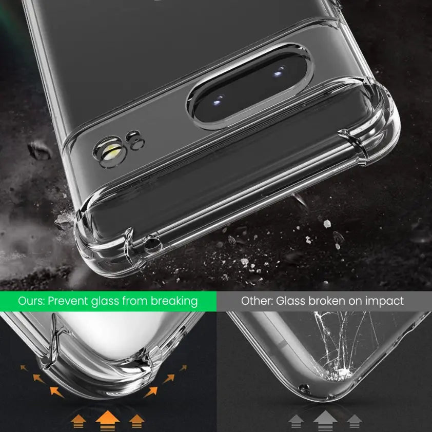Clear Bumper Case for Google Pixel Series