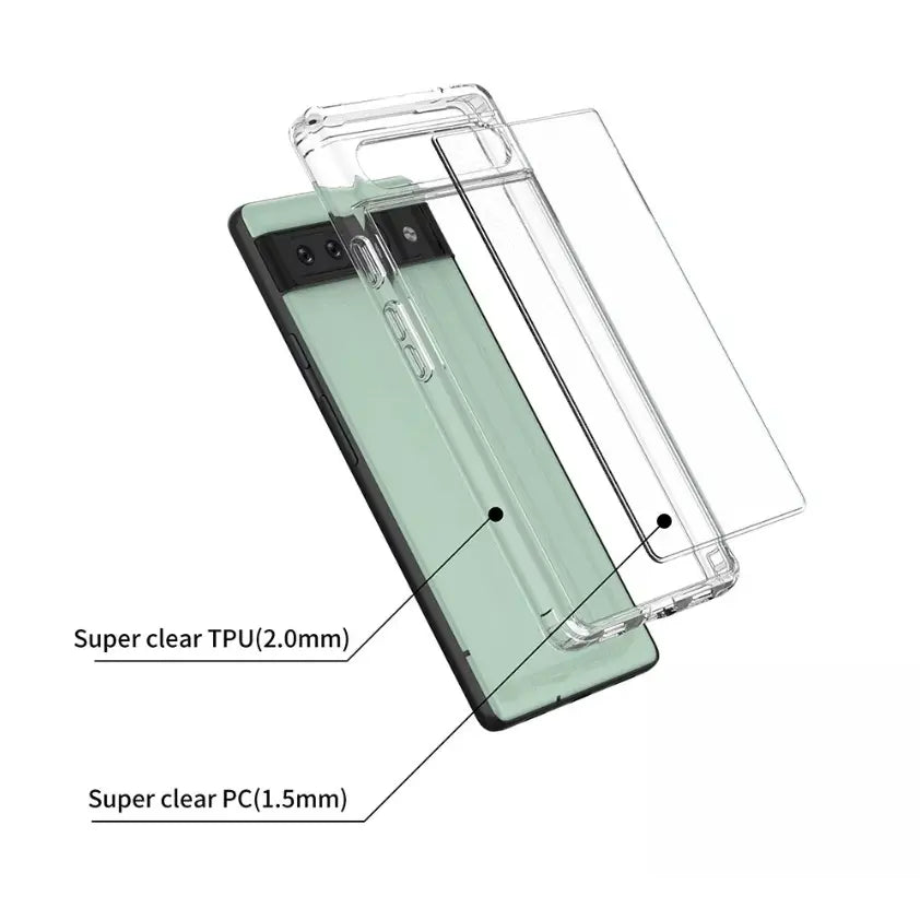 Clear Bumper Case for Google Pixel Series