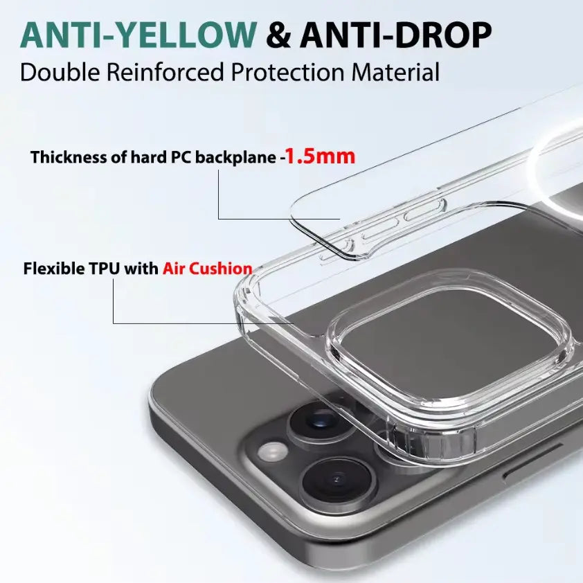 Clear MagSafe Case for iPhone Series