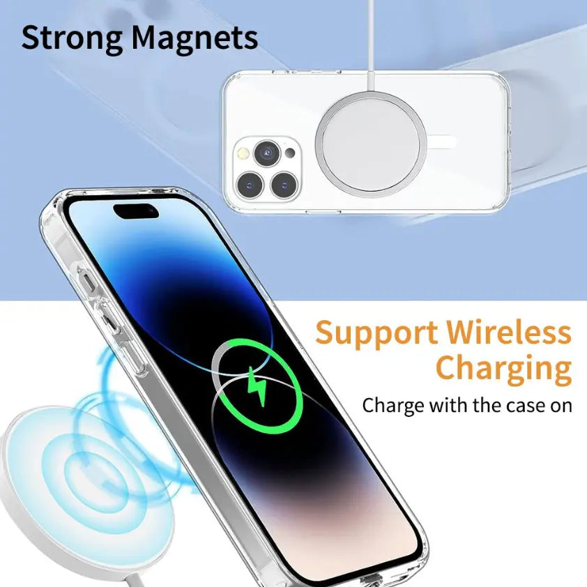 Clear MagSafe Case for iPhone Series