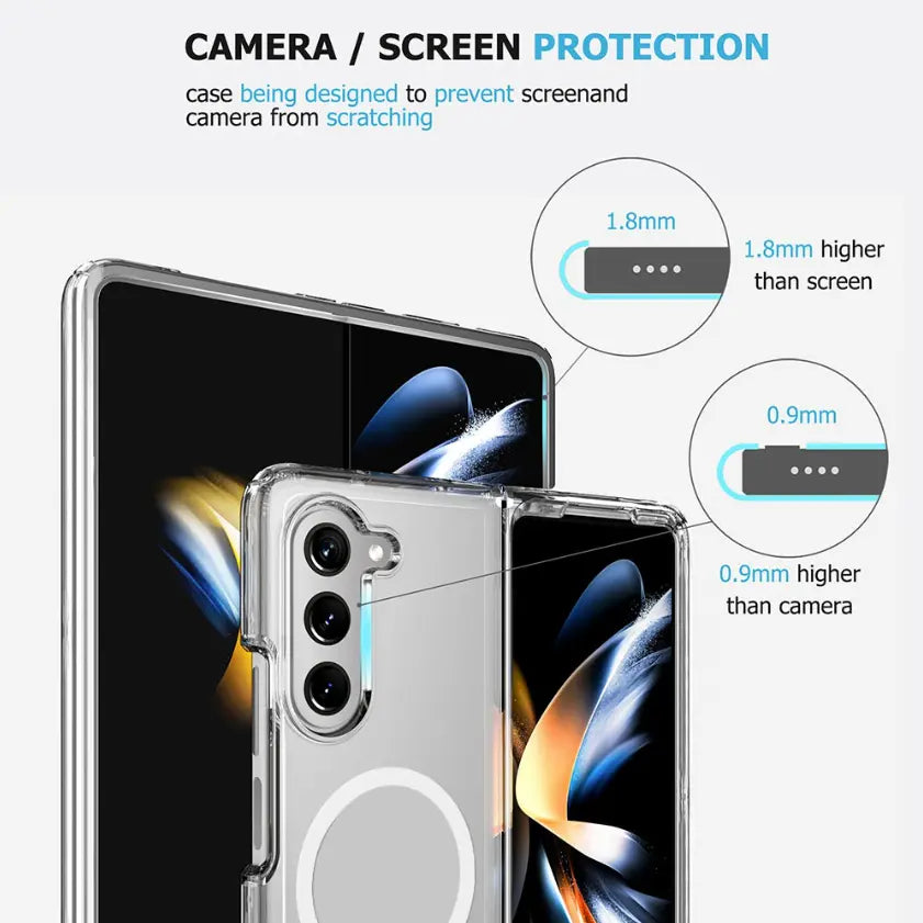 Clear MagSafe Case for samsung Galaxy Z Fold