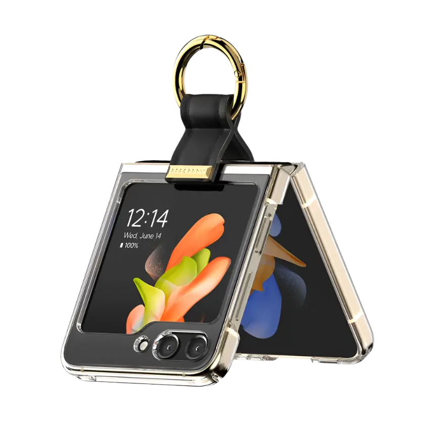 Golden Ring Shockproof Case for Galaxy Z Flip Series
