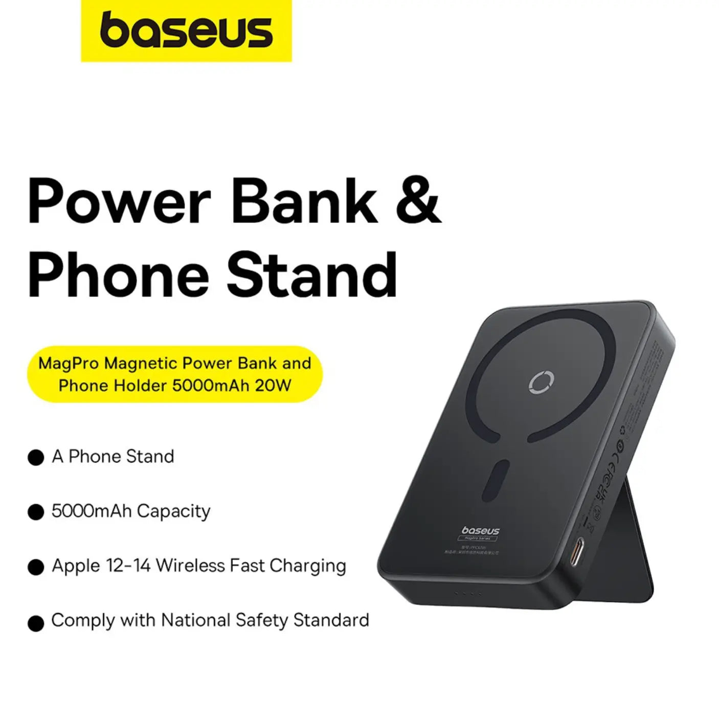 MagPro MagSafe Wireless Charger Stand Power Bank