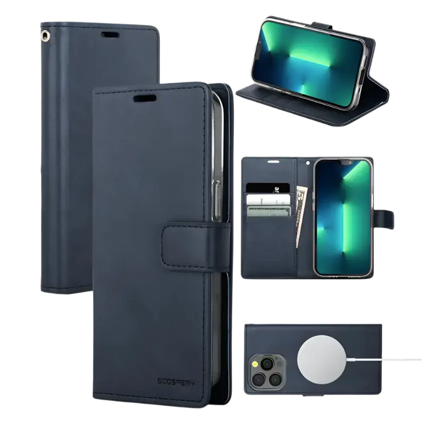 MagSafe Flip Wallet Diary Case for iPhone 16 Series