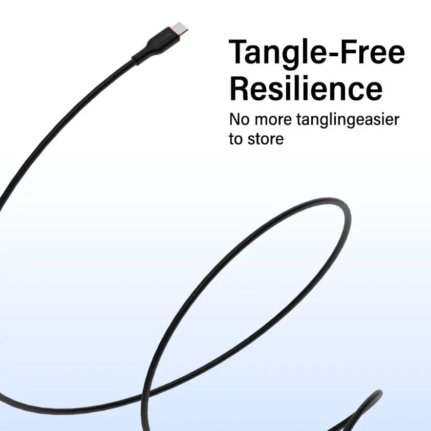 PowerWire TPE Charging Cable (USB-A to Type-C)