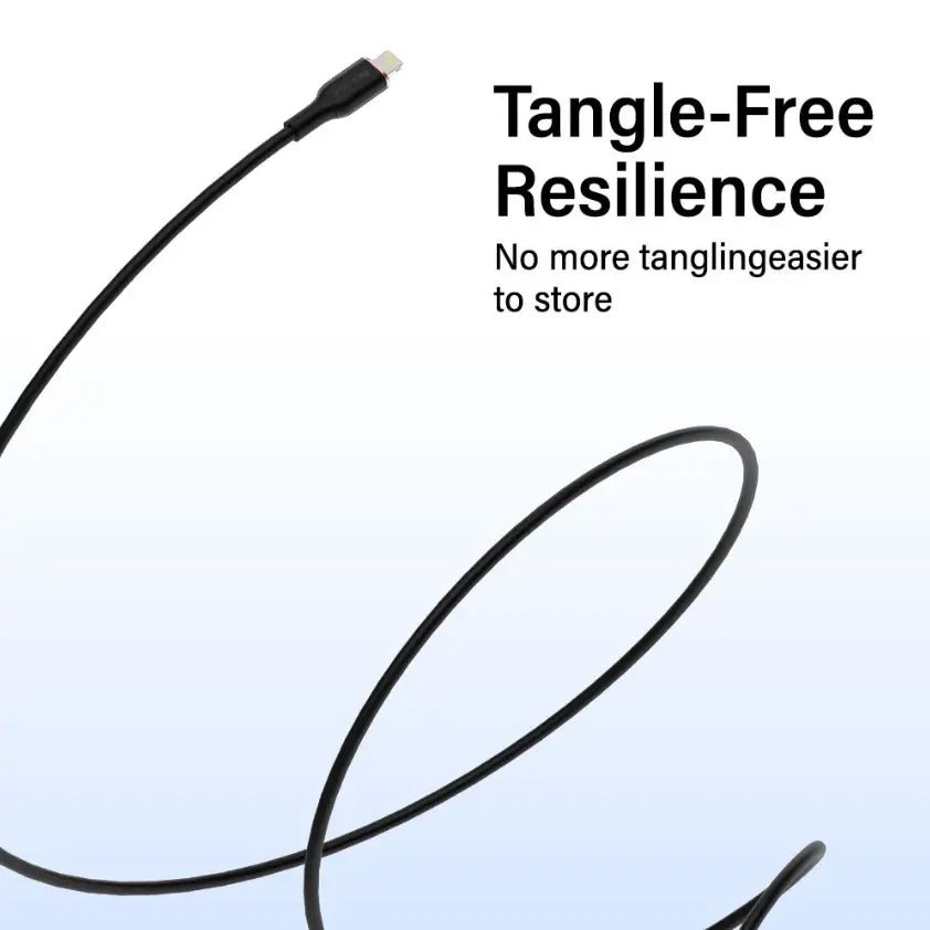 PowerWire TPE Data Charging Cable (Type-C to Lightning)