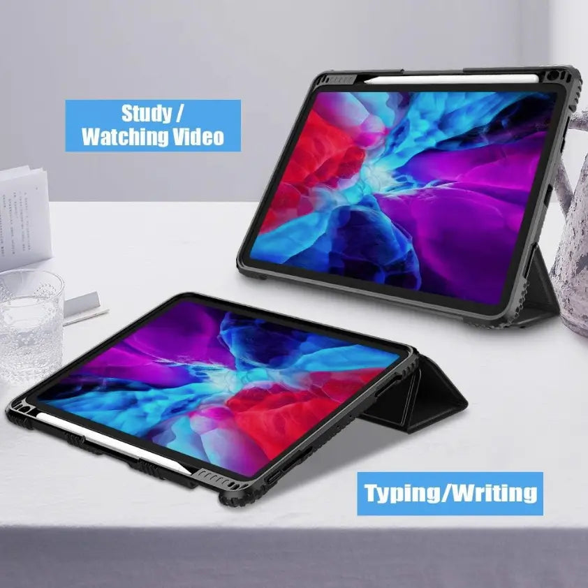 Shockproof Armor Flip Case for iPad Series