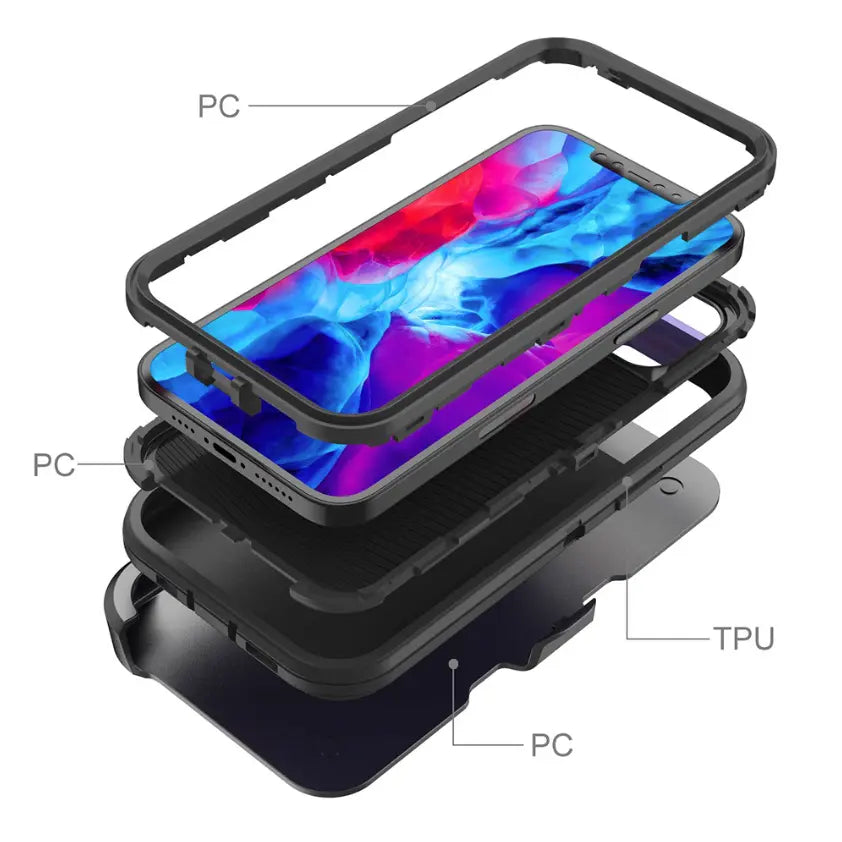 Shockproof Rugged Armor Case for iPhone Series