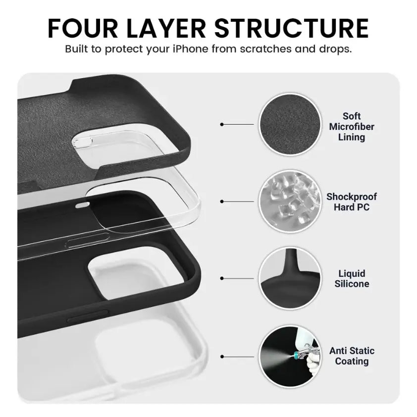 Silicone Case for iPhone 15 Series