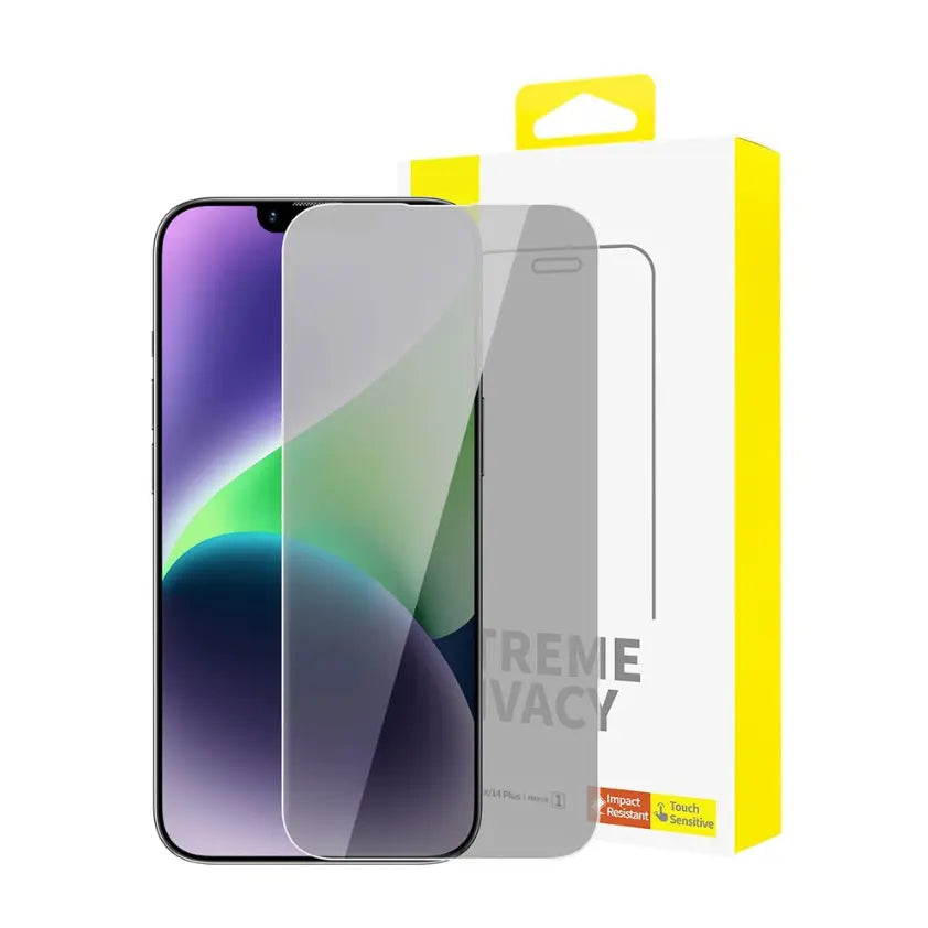 Tempered Glass Privacy Screen Protector for iPhone 13 / 14 / 15 Series