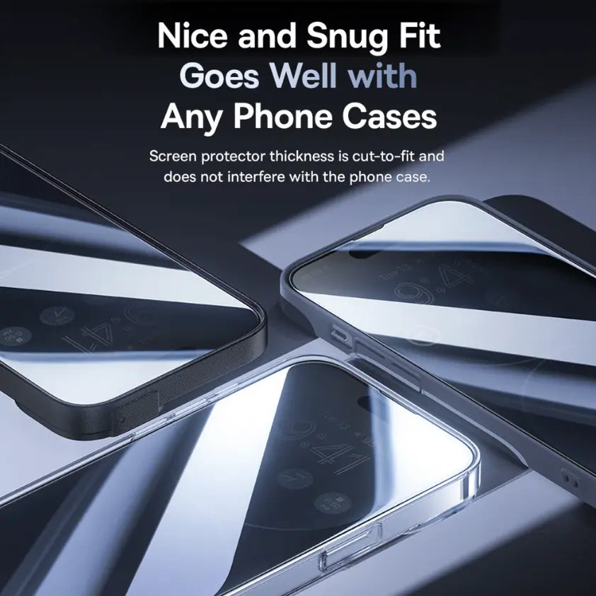 Tempered Glass Privacy Screen Protector for iPhone 13 / 14 / 15 Series