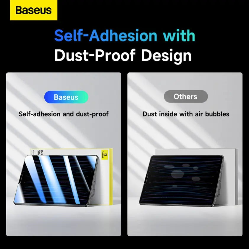 Tempered Glass Screen Protector for iPad with Quick Fit Tool