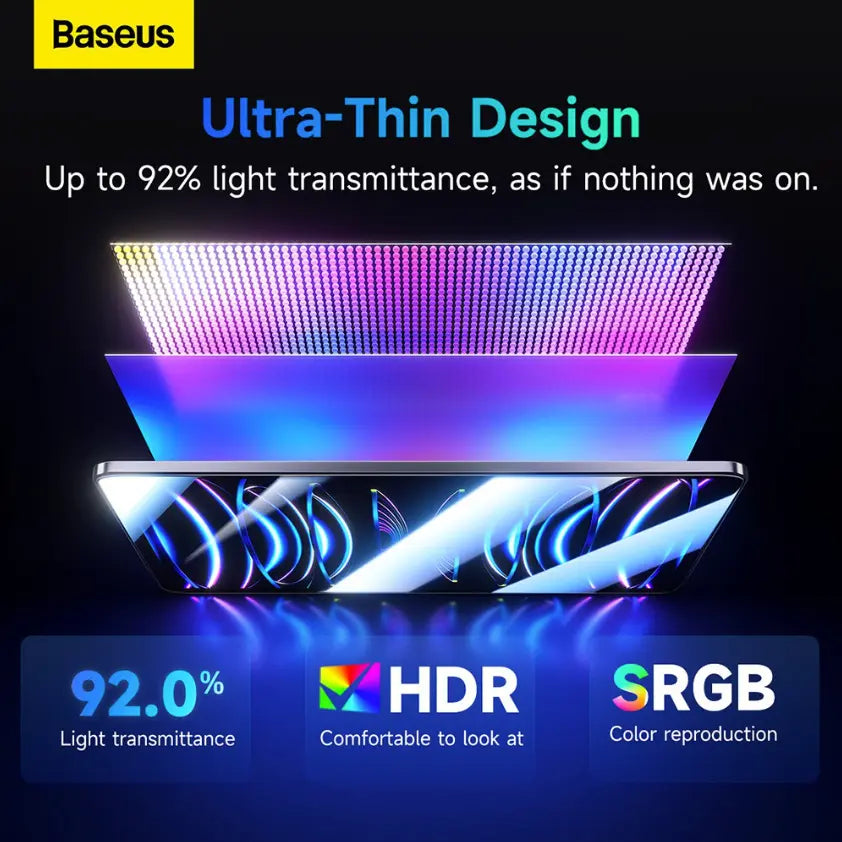 Tempered Glass Screen Protector for iPad with Quick Fit Tool