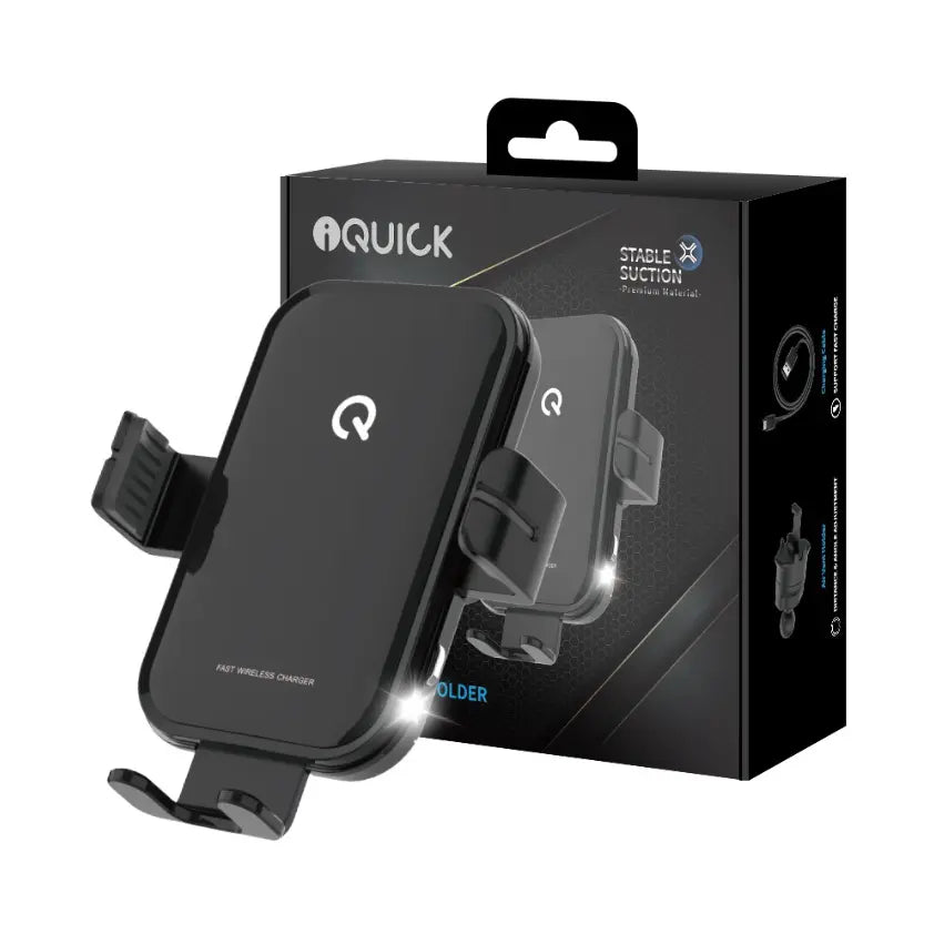 Wireless Charging Air-Vent Car Mount for Smartphones
