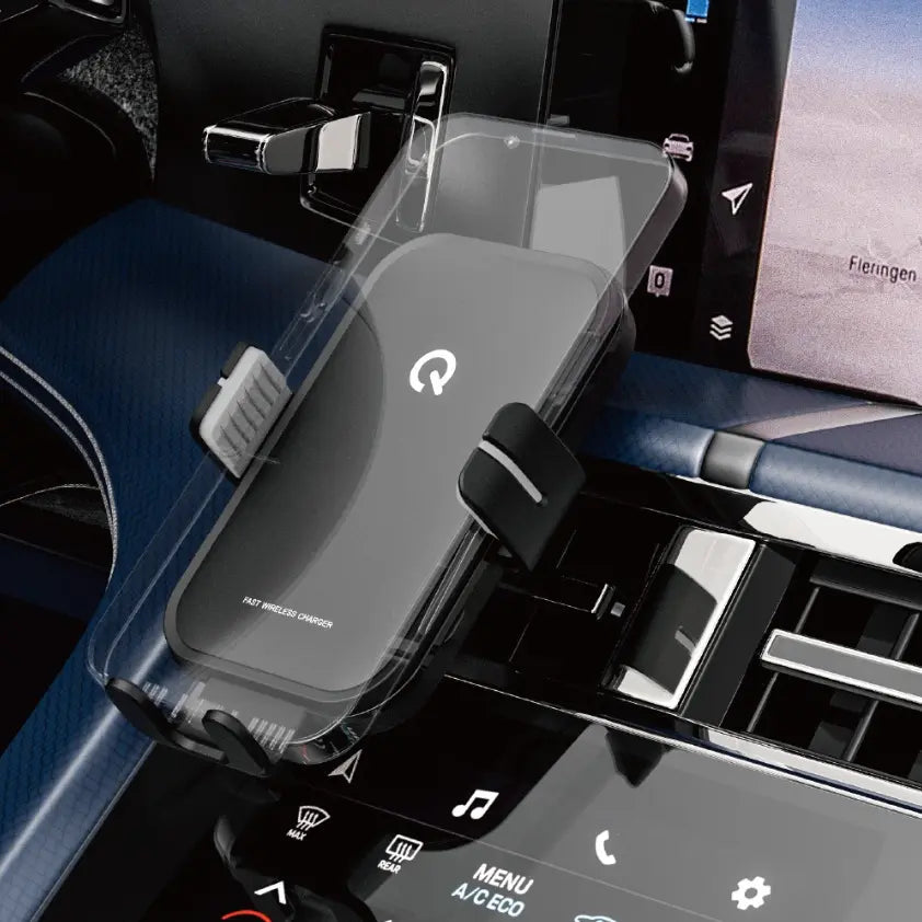 Wireless Charging Air-Vent Car Mount for Smartphones