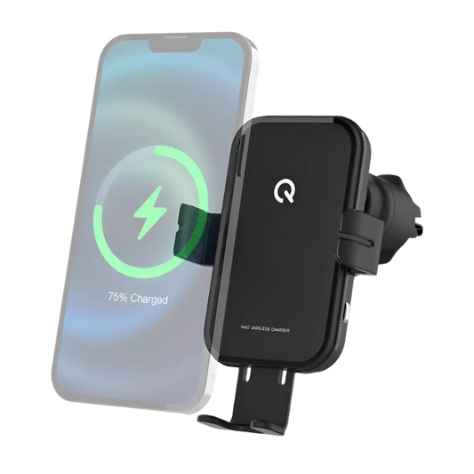 Wireless Charging Air-Vent Car Mount for Smartphones