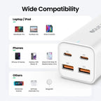 100w 4-port type-c usb-a charger power adapter