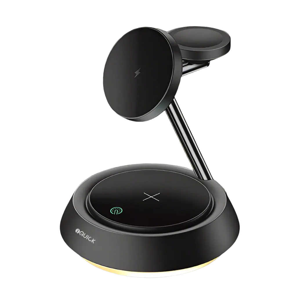 3-in-1 Wireless Charger with LED Ambient Light