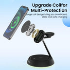 3-in-1 Wireless Charger with LED Ambient Light