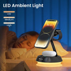 3-in-1 Wireless Charger with LED Ambient Light