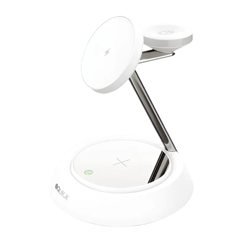 3-in-1 Wireless Charger with LED Ambient Light