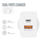 30W Dual Fast Charging Adapter