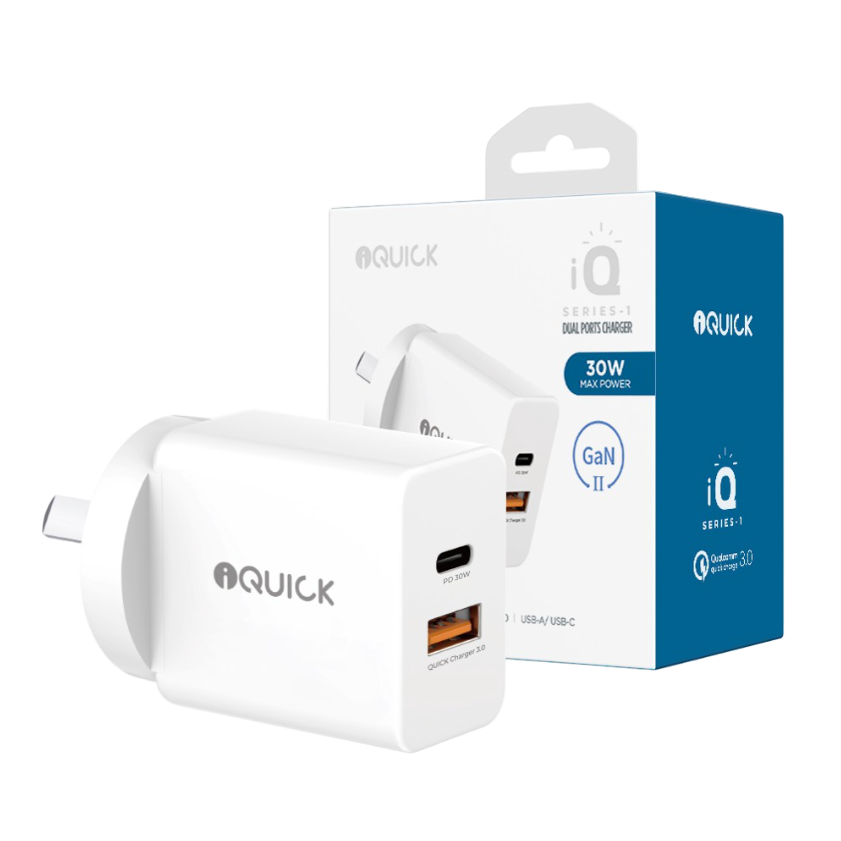 30W Dual Fast Charging Adapter