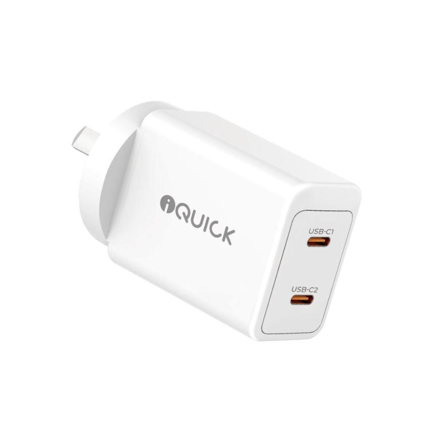 45W Dual USB-C Power Adapter