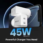 45W Dual USB-C Power Adapter
