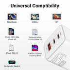 65W Dual USB-C Charging Power Adapter