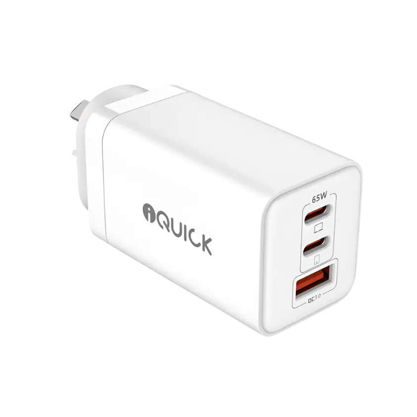 65W Dual USB-C Charging Power Adapter