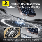 Baseus Ultra-Mini 10,000mAh Power Bank, 22.5W Fast + Wireless