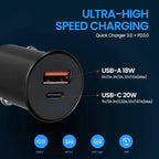 Car Dual Port Fast Charging Adapter