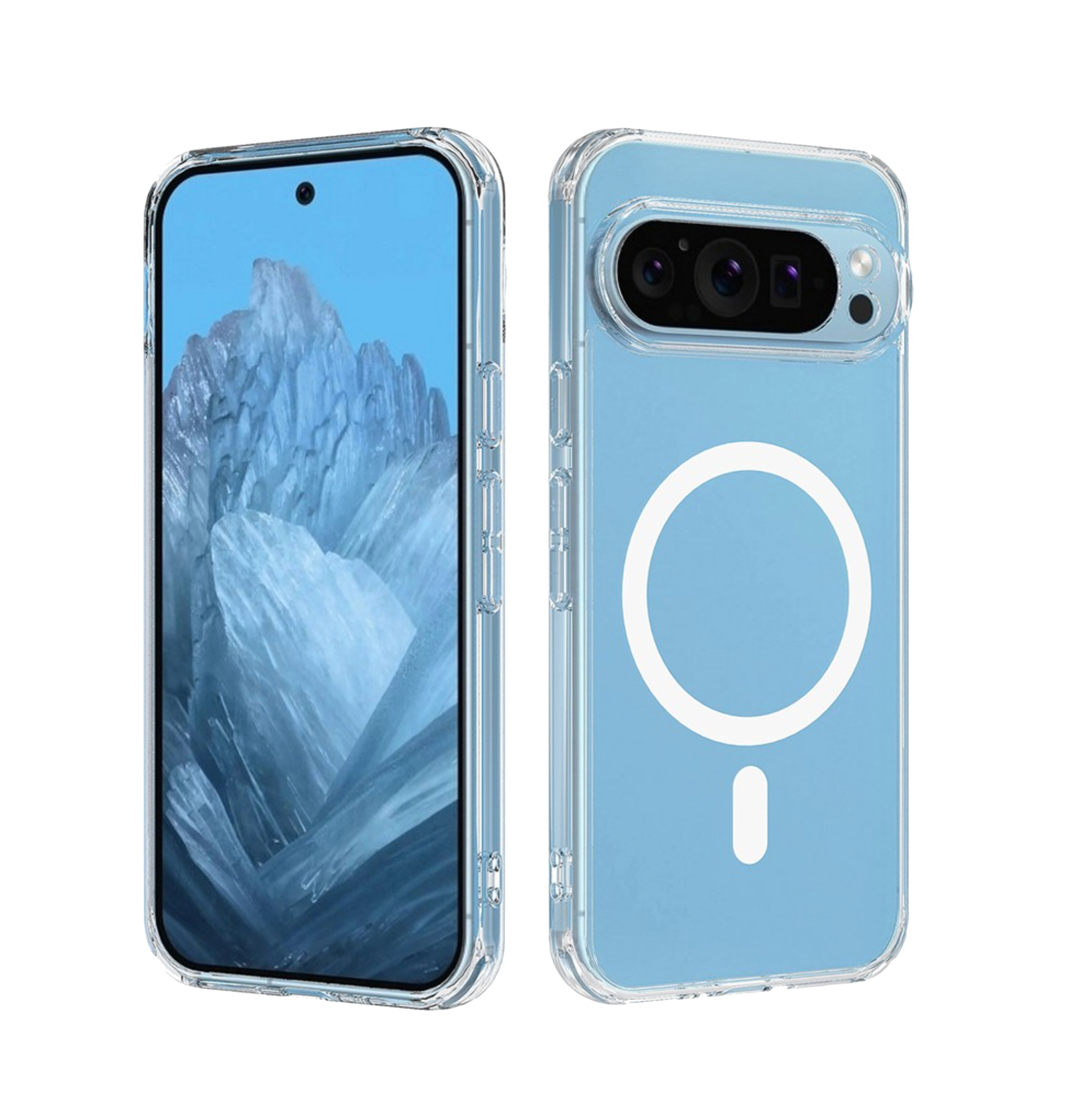 Clear MagSafe Google Pixel Case, Slim Protective Design