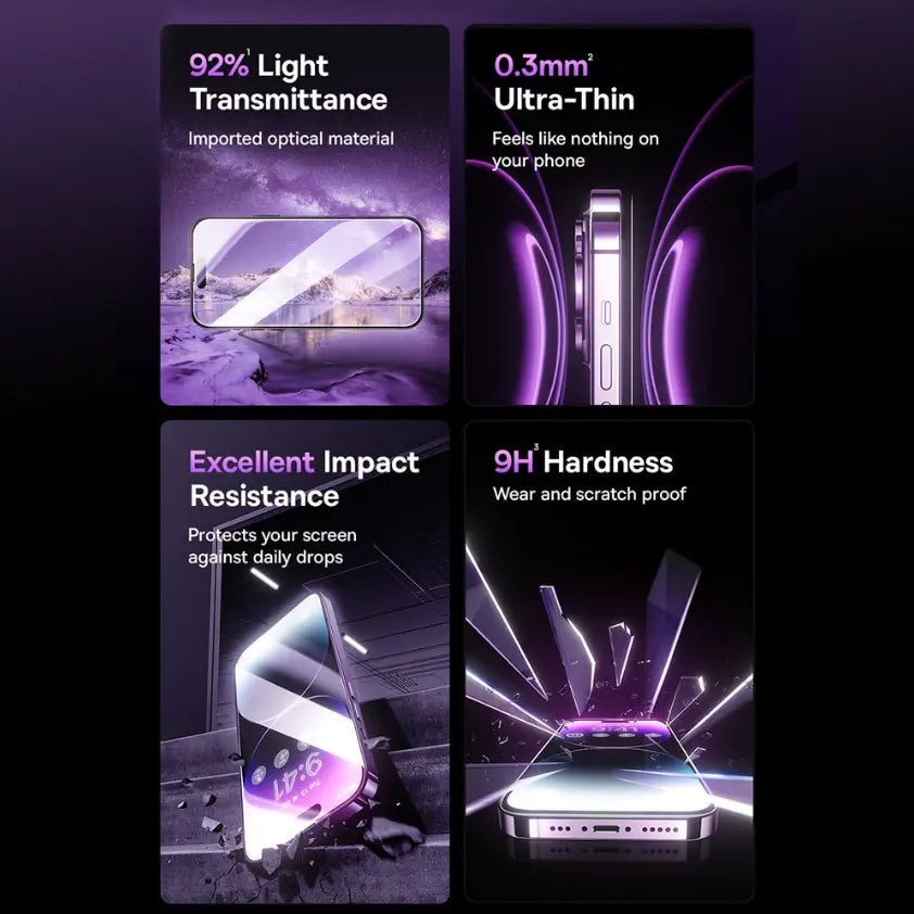 EASY STICK-ON Screen Protector for iPhone Series