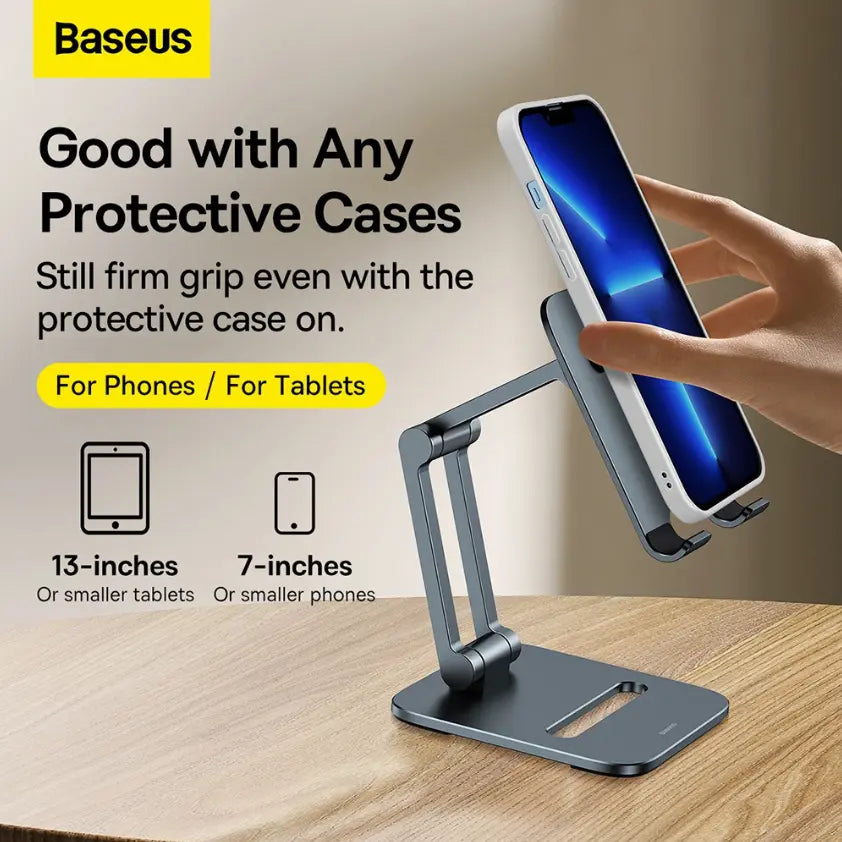 Foldable Metal Stand for Smartphones & Tablets