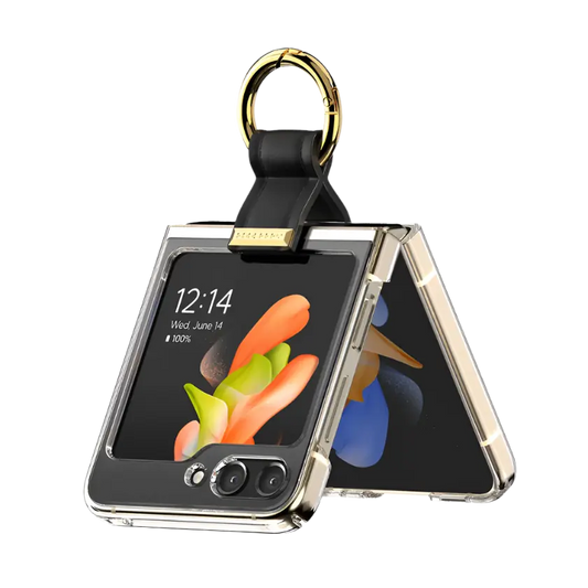 Golden Ring Shockproof Case for Galaxy Z Flip Series