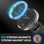 MagSafe Wireless Charging Car Mount with Cooling System