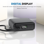 Mini Power Bank 10000mAh with Built In Cables 22.5W