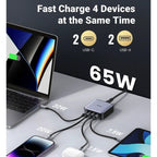 Nexode CD327 65W 4-Port Fast Charger