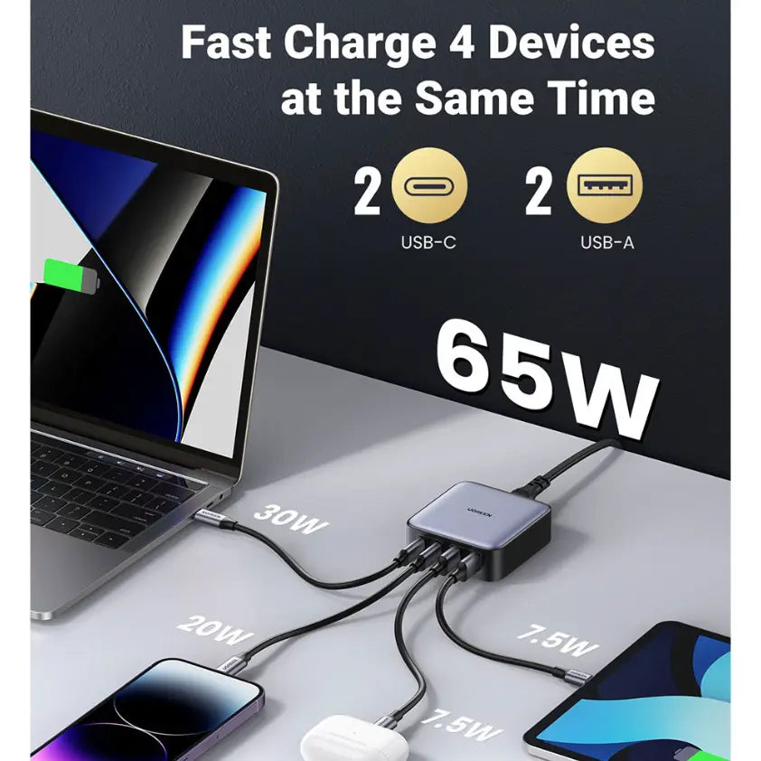 Nexode CD327 65W 4-Port Fast Charger