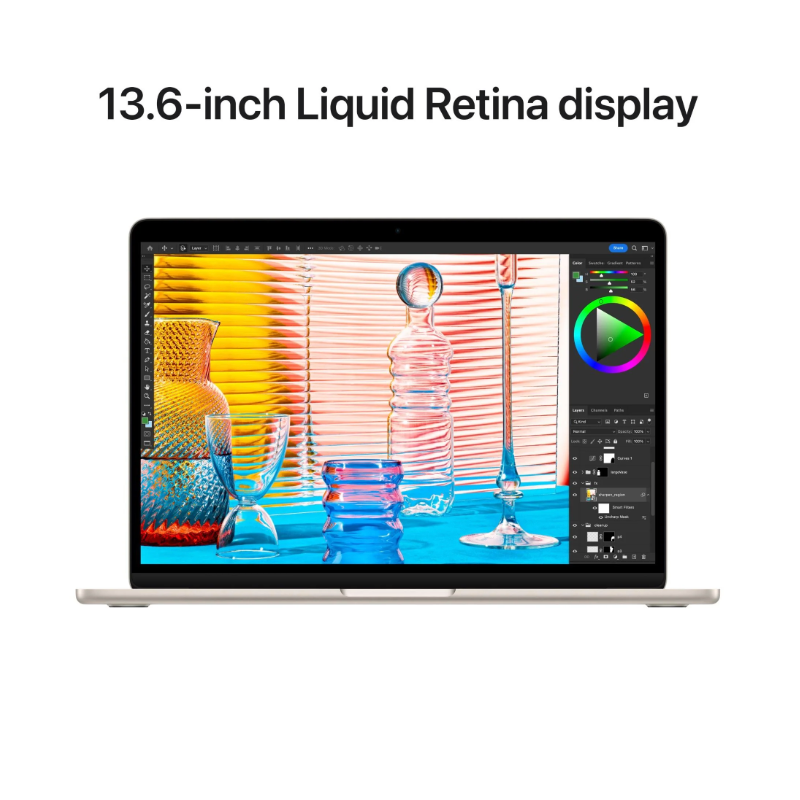 Pre-Owned MacBook Air (2022) 13.6" - M2 16GB 256GB - Starlight - Excellent Condition