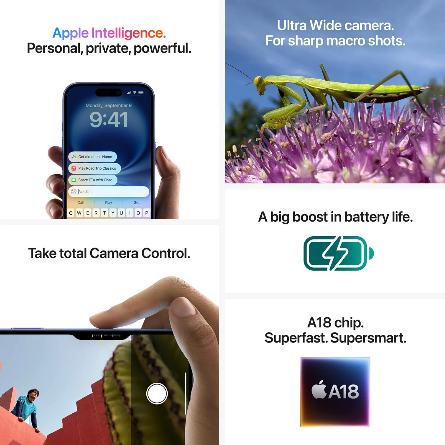 Pre-Owned iPhone 16 - 128GB 256GB- Unlocked - Excellent Condition A18 Chip