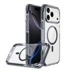 REDEFINE clear iPhone 15 16 17 MagSafe case with reinforced corners and 13ft drop protection echo wave
